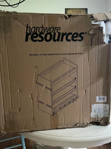 Hardware Resources No Wiggle Base Cabinet Pullout 11 in with premium soft close - Picture 2 of 2