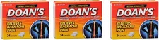 Doan's Extra Strength Pain Reliever Caplets 24ct (3 Pack)