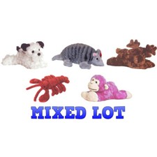 Aurora World Plush - Mini Flopsies - Bulk Mixed Lot of 100 8 inch - New
