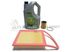 Citroen C3 Picasso 1.6 HDi 11-15 Oil And Air Filter & 5L 5w30 C2 Engine Oil