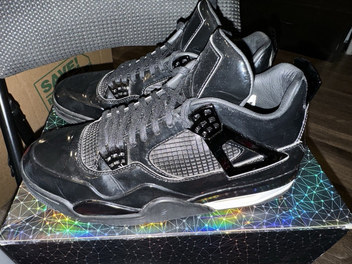 Jordan 11lab4 sz 10.5 Air Jordan 11Lab4 Black Patent Leather (Size 8  main image 2