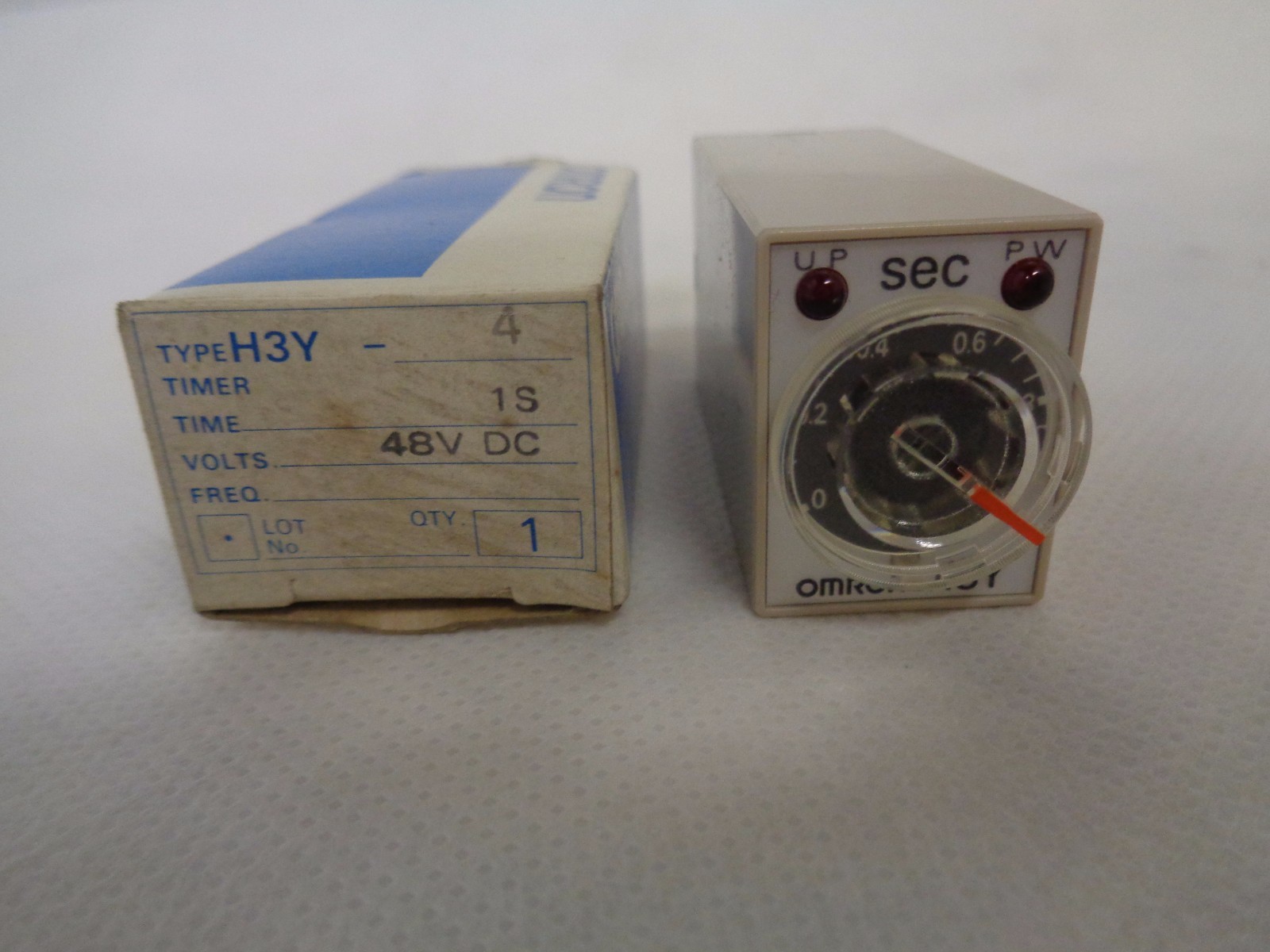NEW OMRON H3Y-4 1SEC. 48V DC