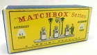 Matchbox Lesney Accessory Pack A1 BP Petrol Pumps Empty Repro D Box