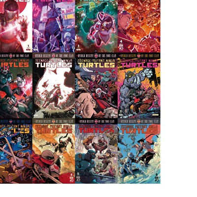 TMNT: Untold Destiny of the Foot Clan (2024) 1 2 3 4 5 TP IDW COVER SELECT