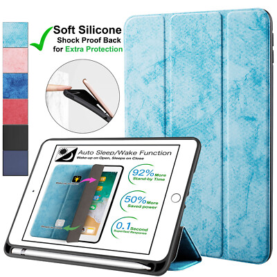 iPad Mini 7.9'' 5 10.2 9.7 10.9 Pro 11 10.5 Case Auto Sleep/Wake Cover Sky Blue