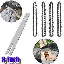 8 Inch 45DL Chainsaw Chain Replacement Guide Plate For Mini Electric Chain Saw