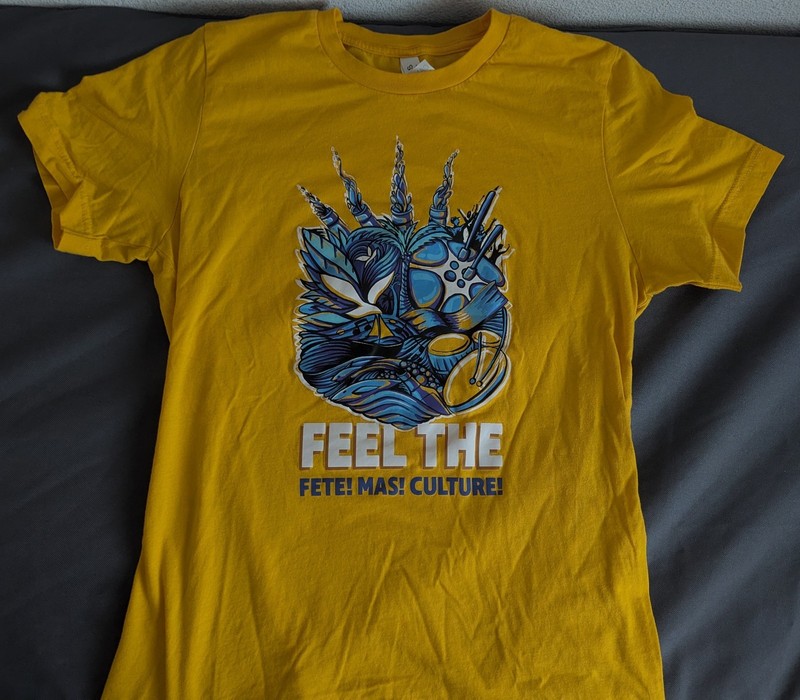 Carib Beer T-shirt Feel The Fete! Mas! Culture! Medium