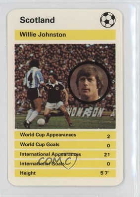 1978 Dubreq Top Trumps World Cup '78 Willie Johnston 0q3