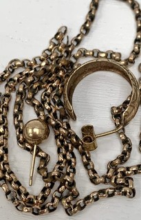 9ct 375 Yellow Gold Scrap Lot Spares/Repairs 5.53gm Jewellery Parts/Repair