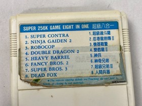 Super 8 in 1 SUPER CONTRA NINJA GAIDEN 2 Famicom Famiclone Nes Tv Game Cartridge