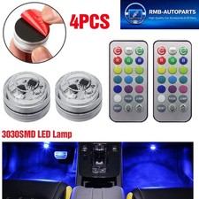 2x Led Lights Car Interior Accessories Atmosphere Lamp Wremote Control Colorful 2x Led Lights Car Interior Accessories Atmosphere Lamp Wremote Control Colorful
