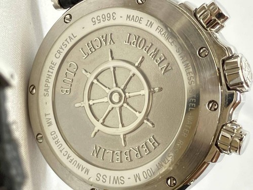 MICHEL HERBELIN 36655 Quartz Chronograph Used Watch with Box - Picture 7 of 9