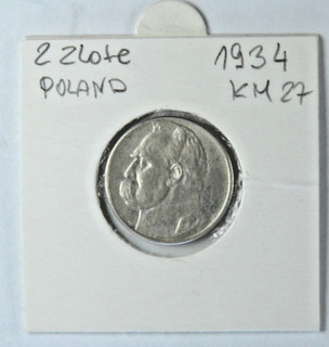 Polen 5 Zloty 1934 Ag 750 11 g VZ