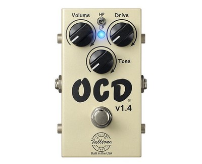 Fulltone Custom Shop OCD v1.4 Obsessive Compulsive Drive Overdrive Pedal