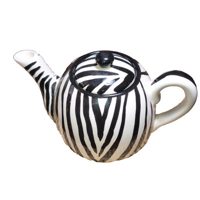 Vintage By Paul Cardew, Grevy's Zebra Stripe Teapot Holds 3.5 cups 