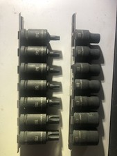 Craftsman 14 Piece Impact E-torx Bit Socket Set 12 Drive 7 T40-t70 E12-e24 Craftsman 14 Piece Impact E-torx Bit Socket Set 12 Drive 7 T40-t70 E12-e24
