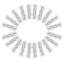 Ceramic Cartridge Fuses 25A 250V 6x25mm Fast Blow for Energy Saving Lamp 20pcs