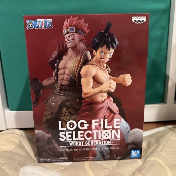 Figura de selección de archivo de registro de una pieza Luffy