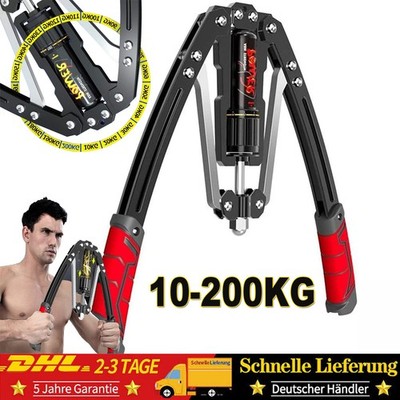 Power Twister Armtrainer Verstellbar Armübungen Chest Expander Krafttrainer200KG
