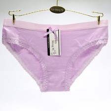 6 x Womens Sheer Spandex / Cotton Briefs - Assorted Colours Underwear Undies