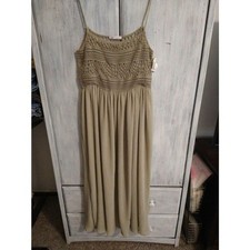 Zara maxi  dress Small green feminine cottage core Boho