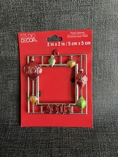 Christmas Tree Ornament JOY 2016 Photo Picture Frame Decoration Studio Decor New