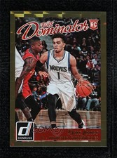 2015-16 Panini Donruss Elite Dominator Rookies Gold 6/10 Tyus Jones #22 00am