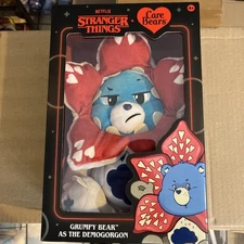 Netflix Care Bears x Stranger Things Grumpy Bear as DEMOGORGON 12" PLUSH