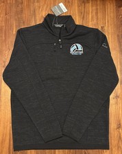 Eddie Bauer Men's Fleece Sweater Pullover Black Size Medium NWT