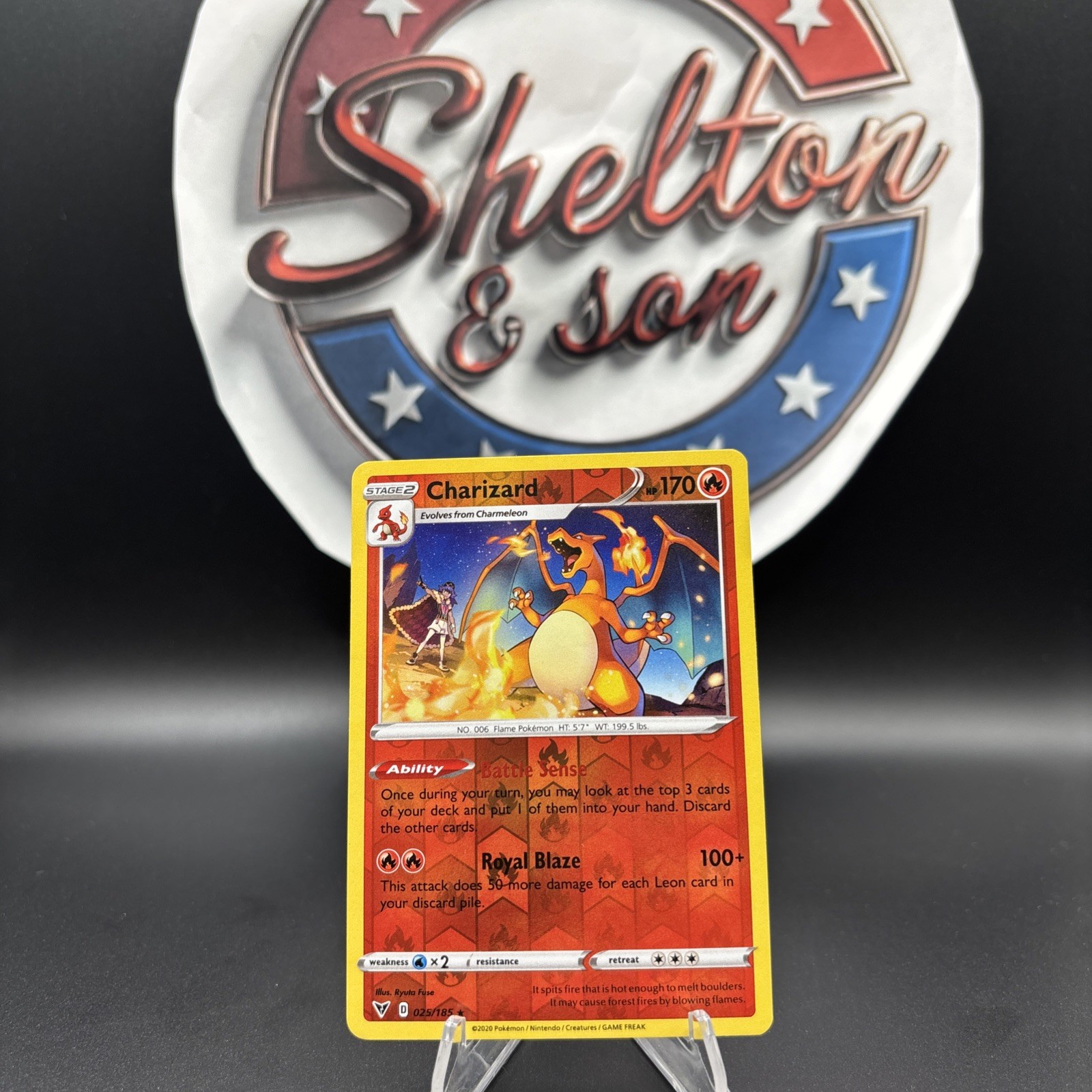 Charizard - Vivid Voltage 025/185 - Pokémon TCG - Regular - Rare - Mint