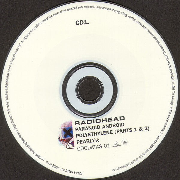 Paranoid Android by Radiohead (CD, 2000) for sale online | eBay