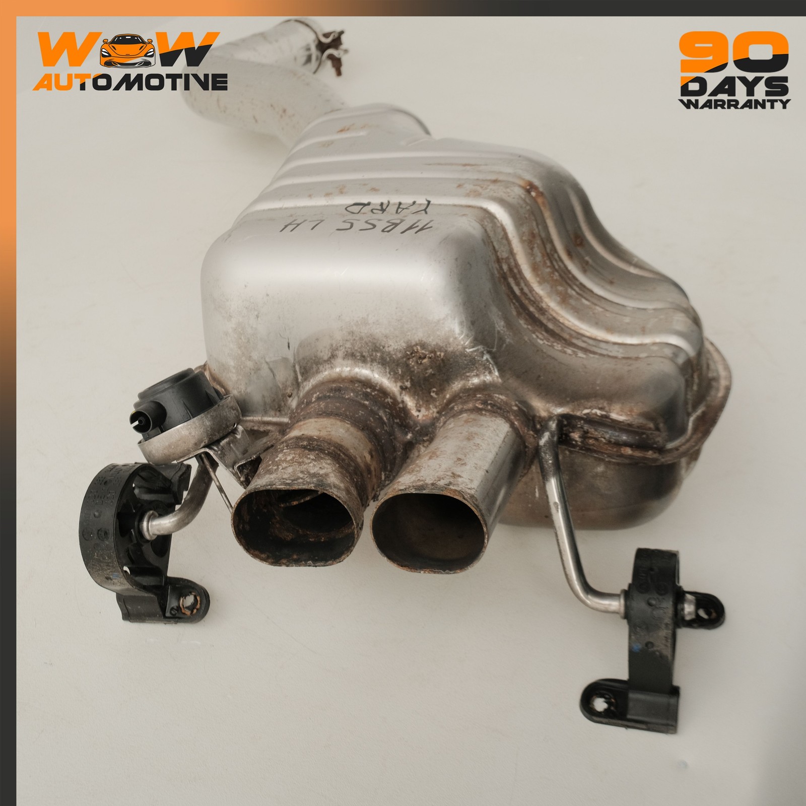 04-13 BENTLEY CONTINENTAL SUPERSPORTS REAR LEFT RIGHT EXHAUST MUFFLER SET OEM