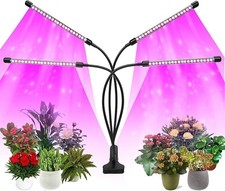 For Indoor Plants Hydroponics LED Grow Light Plant Growing Lamp Light,2- 4 Heads