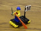 Lego 1713 1733 Pirates SHIPWRECKED PIRATE Complete NO Instructions