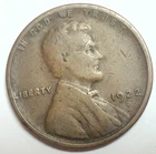 1922 D  Lincoln Cent Penny - Weak D - Nice VG Coin - Better Date - No Reserve