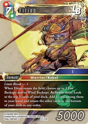 Near Mint FFTCG Firion LB - 27-113R Journey of Discovery Final Fantasy TCG