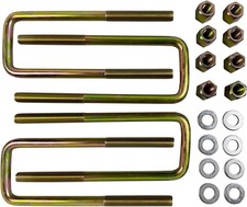 Square U-Bolts with Hardware 2.5" Wide Leaf Springs 8.75" Long Replacement fo