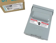 Siemens WN2060U Non Fused AC Disconnect 60 Amp Enclosed Pullout Switch - NEW