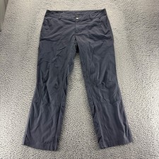 Columbia Outdoor Pants Womens Size 16 Gray Nylon Stretch Regular Omni Shade