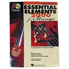 Essential Elements 2000 For Strings Double Bass Book 1 CD Hal Leonard 2004 Music