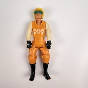 Adventure People Orange Motorcycle Driver #356 Fisher-Price Cycle Racing Toy