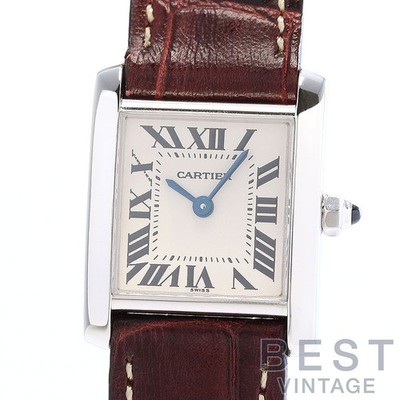 CARTIER Tank Française SM W5001256 Women's Watch From Japan G0812