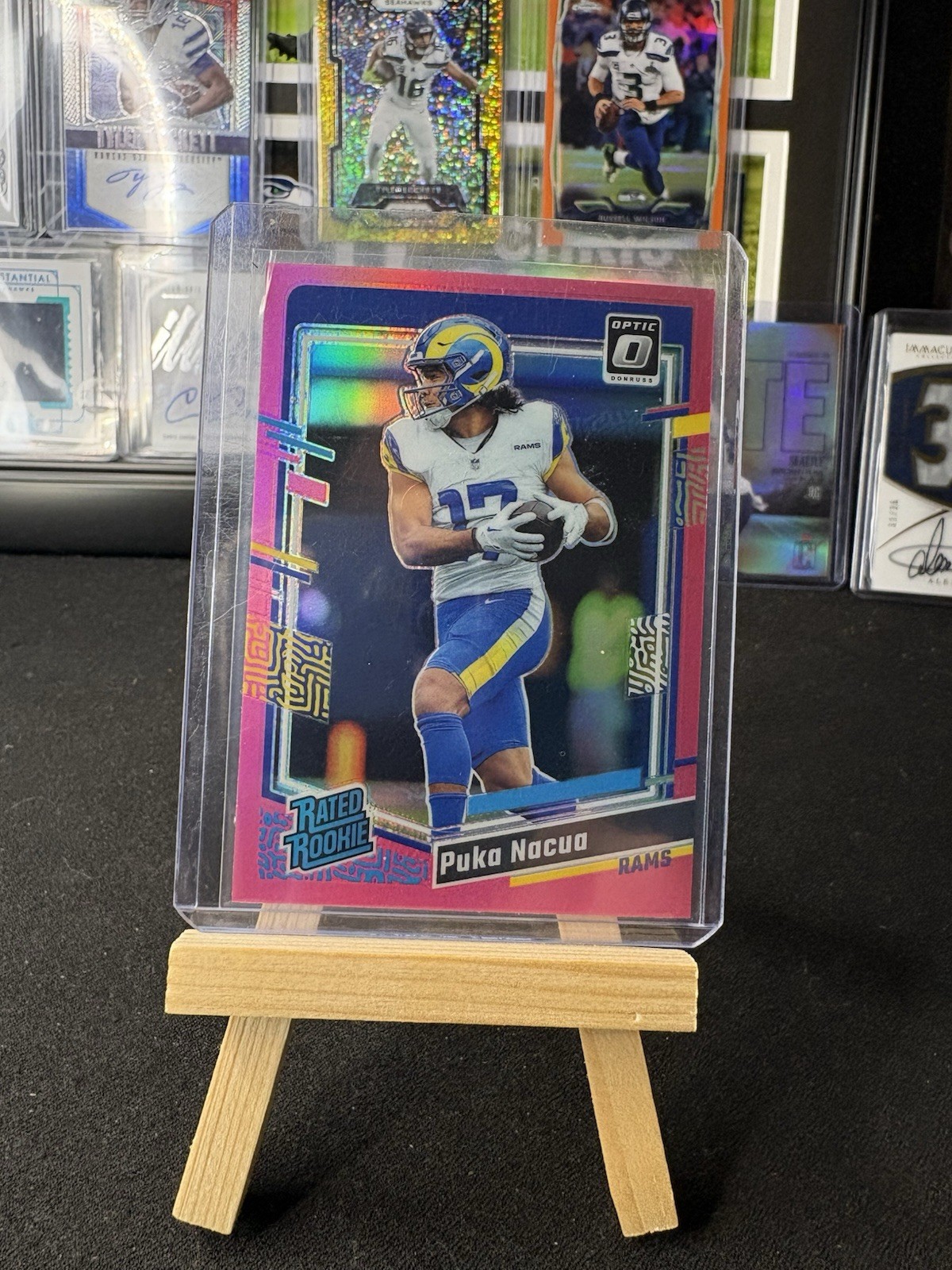 2023 Panini Donruss Optic - Rated Rookie Puka Nacua #238 Pink Prizm (RC) # D