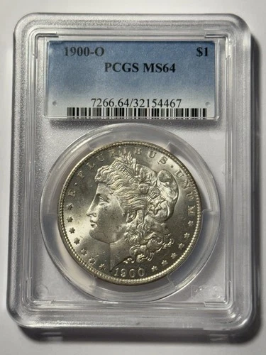 1900 O Morgan Silver Dollar PCGS MS64 - Bright & Frosty