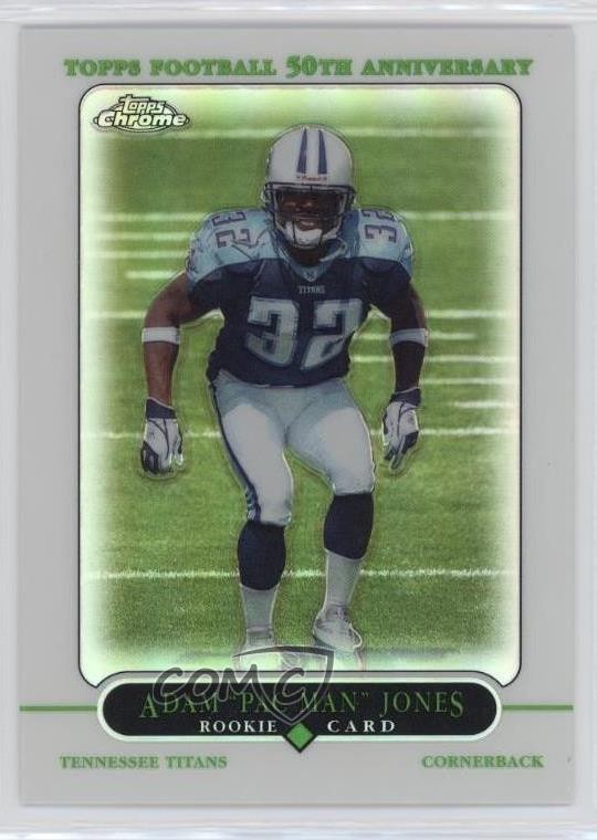 2005 Topps Chrome Refractor Adam Jones Adam Pac Man Jones #180 Rookie RC 0sm7