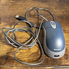 Microsoft Optical Mouse Blue USB and PS/2 Com...