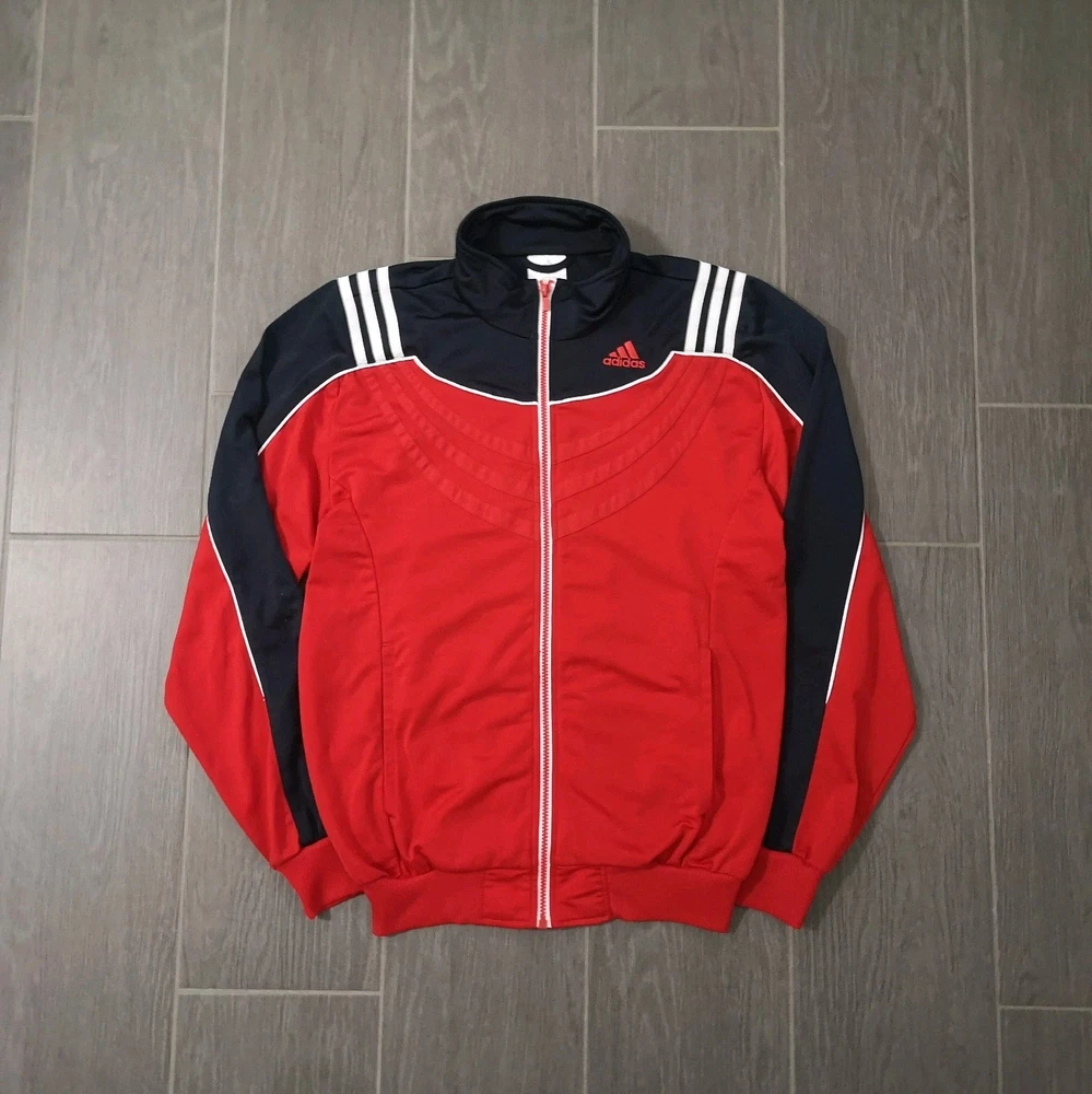 Vintage Retro 2007/08 Adidas Traingsjacke Größe: S Sport Streetwear Mode Style