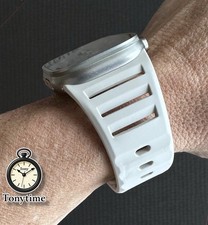 Breathable Wide Sport Silicone Band For Apple Watch 42mm - 49mm Starlight