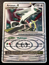 Arceus Lv.X 95/99 Platinum Arceus Holo Ultra Rare