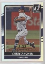 2016 Panini Donruss Stat Line Career 11/333 Chris Archer #152 1s8